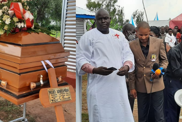 Babu Owino attends burial of DJ Evolve’s Mother in Homa Bay (Photos)