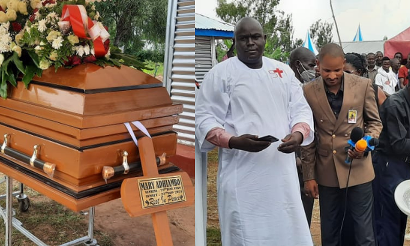 Babu Owino attends burial of DJ Evolve’s Mother in Homa Bay (Photos)