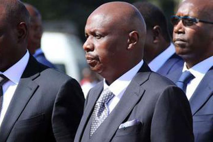 Deputy President William Ruto and Baringo Senator Gideon Moi