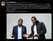 Nick Odhiambo and DJ Darius. Nick Odhiambo quits Radio Maisha after 4 years
