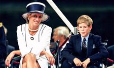 Prince Harry with his mother, Diana/ Courtesy Vanity Fair