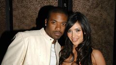 File image of Ray J and Kim Kardashian