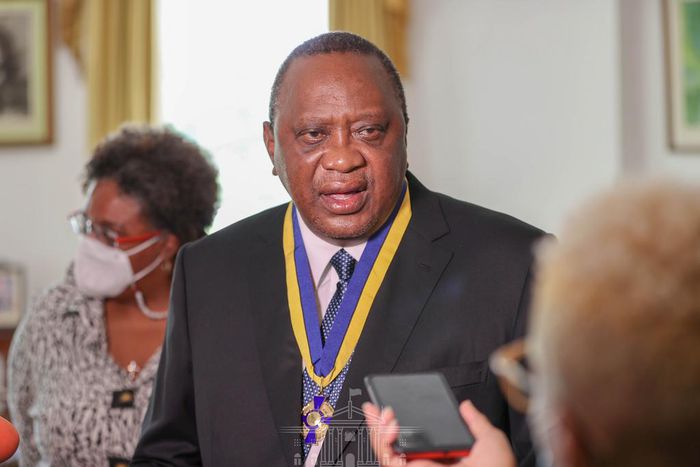 President Uhuru Kenyatta was conferred the 'Order of Freedom of Barbados' award