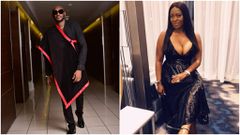 Nigerian music star 2Face Idibia and one of his baby mamas Pero Adeniyi [Instagram/Official2baba] [Instagram/Perosaiyemi]