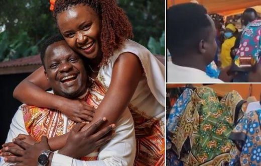 Ferdinand Omondi and his wife Caroline Njeri