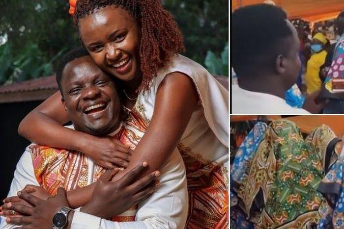 Ferdinand Omondi and his wife Caroline Njeri