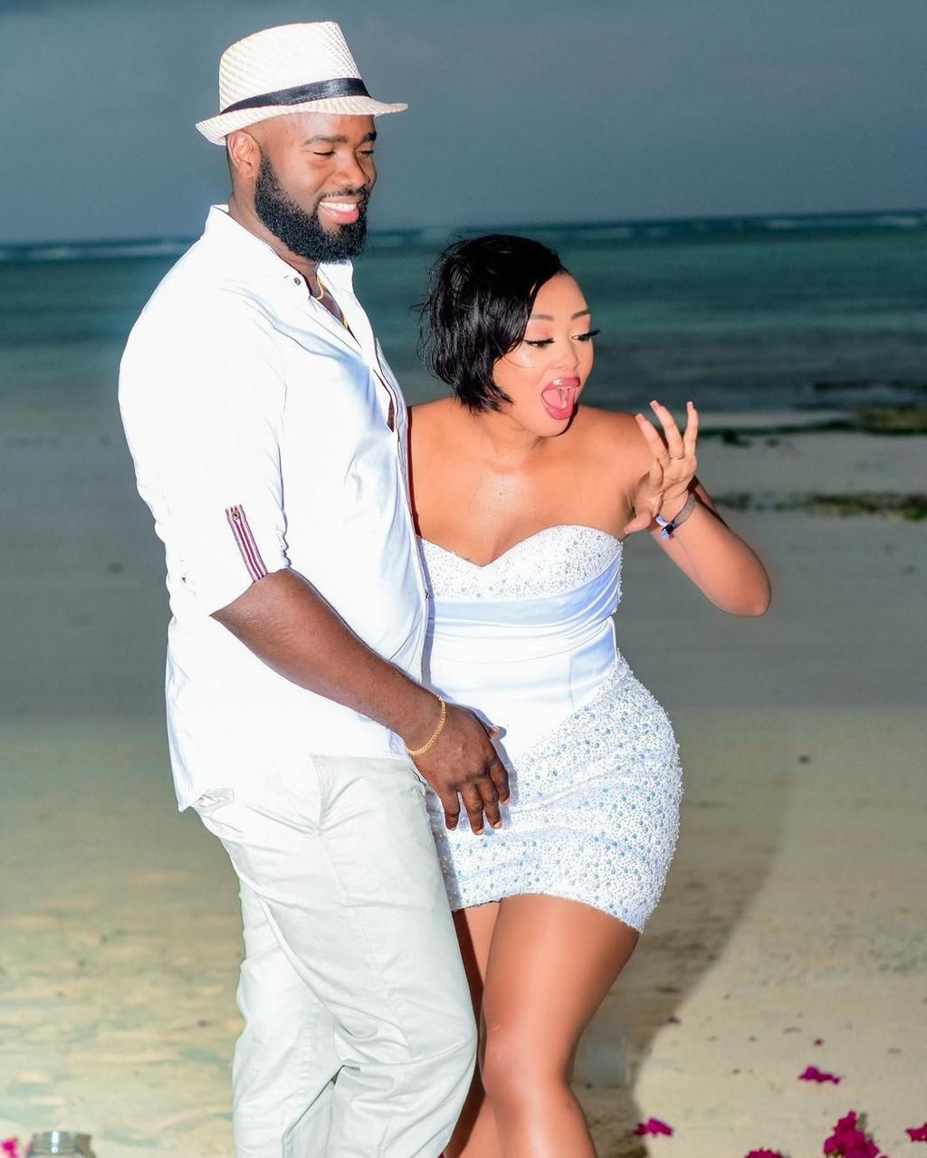 Ex-NTV presenter Anita Fabiola engaged to longtime boyfriend in Maldives [Photos]