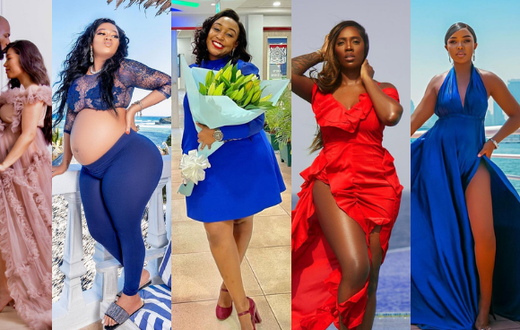 Dennis Ombachi and Wife, Vera Sidika, Betty Kyallo, Tiwa Savage and Serah Teshna
