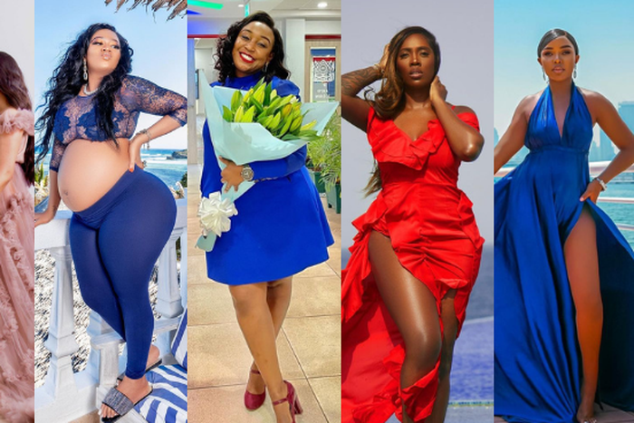 Dennis Ombachi and Wife, Vera Sidika, Betty Kyallo, Tiwa Savage and Serah Teshna