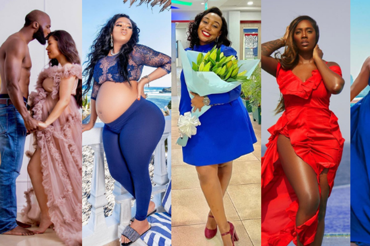 Dennis Ombachi and Wife, Vera Sidika, Betty Kyallo, Tiwa Savage and Serah Teshna