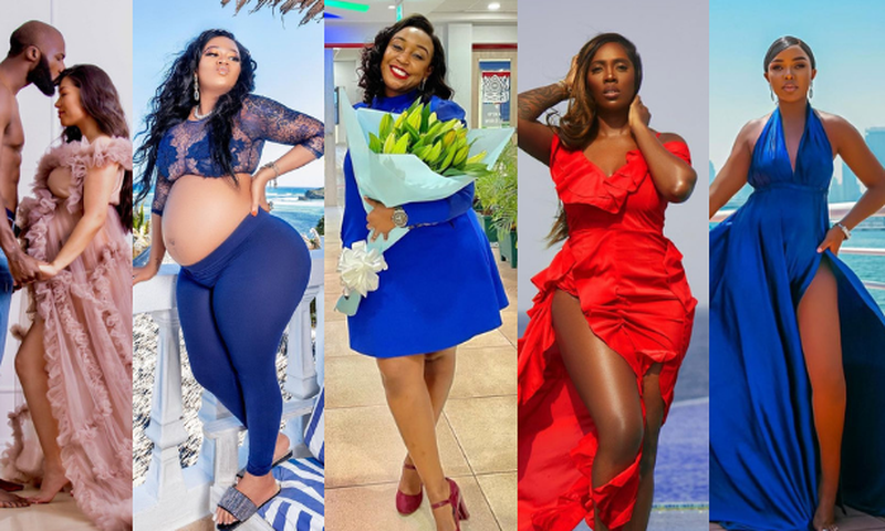 Dennis Ombachi and Wife, Vera Sidika, Betty Kyallo, Tiwa Savage and Serah Teshna