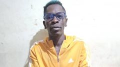 Shatta Wale in handcuffs