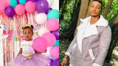 Brown Mauzo introduces his daughter to the world as she turns 1 (Photos)
