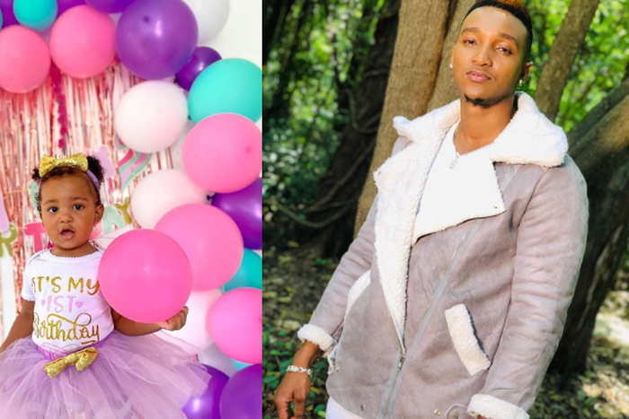 Brown Mauzo introduces his daughter to the world as she turns 1 (Photos)