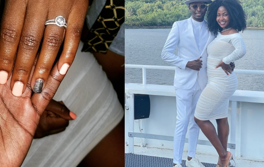 US based Kenyan DJ Shinski proposes to his longtime girlfriend DJ Mochi (Photos)