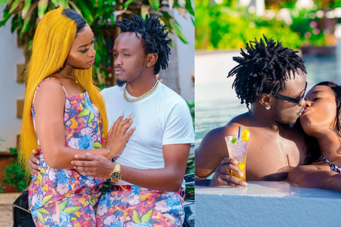 Singer Bahati and Diana Marua