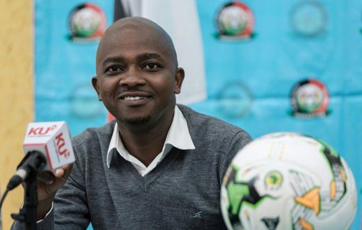 Nick Mwendwa, pictured in 2018, has vowed to fight the government move to disband Kenya's football federation