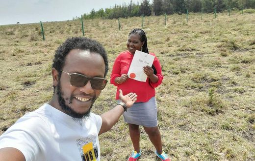 Jemutai and Hamo buy their first piece of land