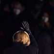 Chancellor Angela Merkel of Germany at her farewell event in Berlin on Thursday.Credit...Clemens Bilan/EPA, via Shutterstock