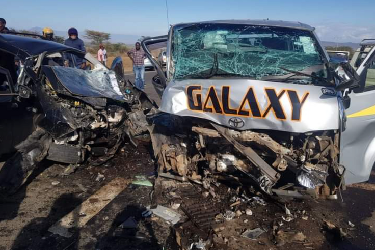 4 dead, several seriously injured after Toyota Wish crashed head-on into Galaxy Sacco matatu