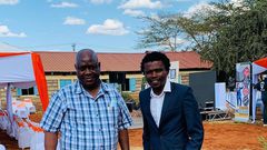 NACADA CEO Victor Okioma and NACADA Vice Chair Vincent Chipukeezy Mwasia