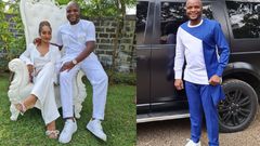 Media Personality Jalang'o and His wife Amina