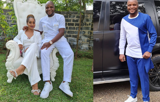 Media Personality Jalang'o and His wife Amina