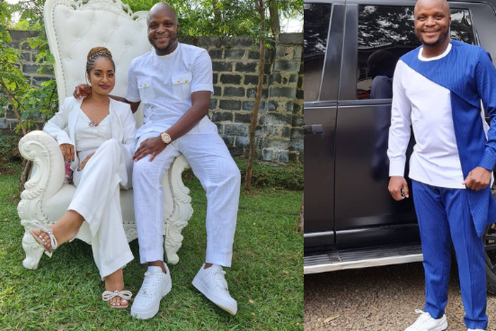 Media Personality Jalang'o and His wife Amina