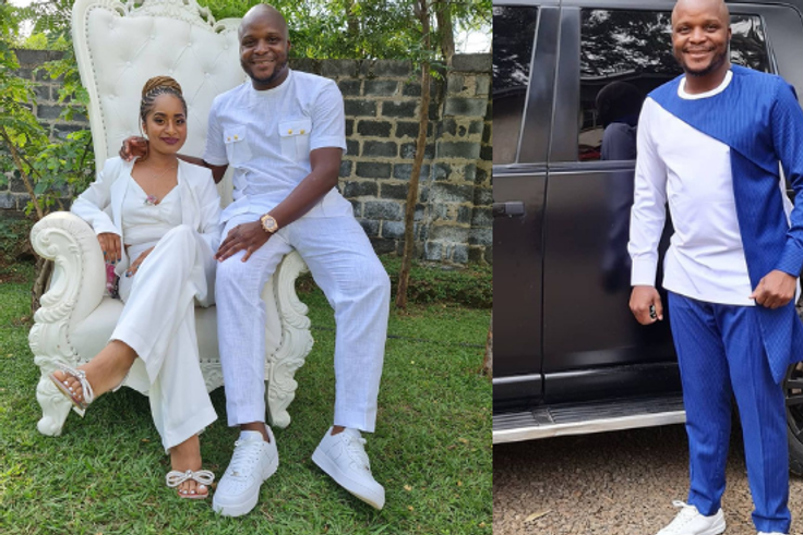 Media Personality Jalang'o and His wife Amina