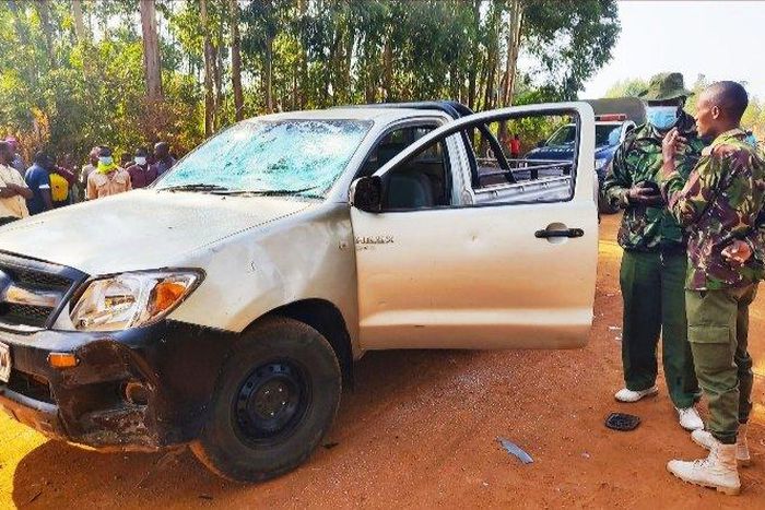 UDA politician Evans Kakai's car pelted with stones in Kabuchai