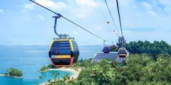 Cable cars in use