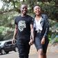 Crazy Kennar with his girlfriend Natalie Asewe