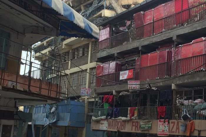 Building collapses in Nairobi's Kamukunji area
