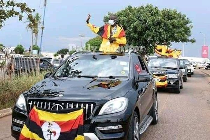 Ugandan athletes received like heroes after returning from Toyko Olympics