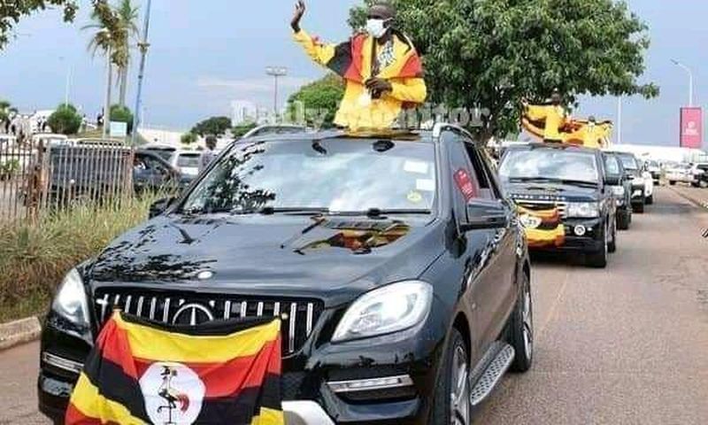 Ugandan athletes received like heroes after returning from Toyko Olympics
