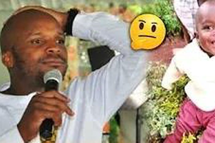 A photo of Jalang'o and a boy who resembles him