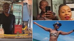 Photos of Maina Kageni's vacation in US