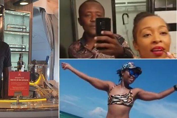 Photos of Maina Kageni's vacation in US