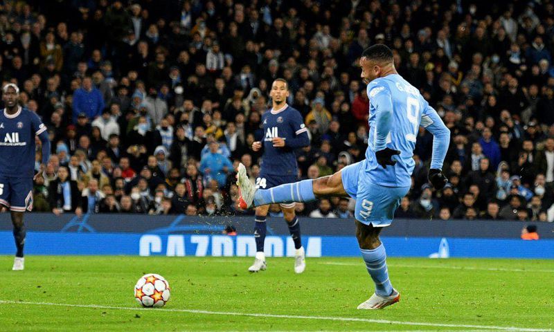 Gabriel Jesus scored the winner for Manchester City against Paris Saint-Germain