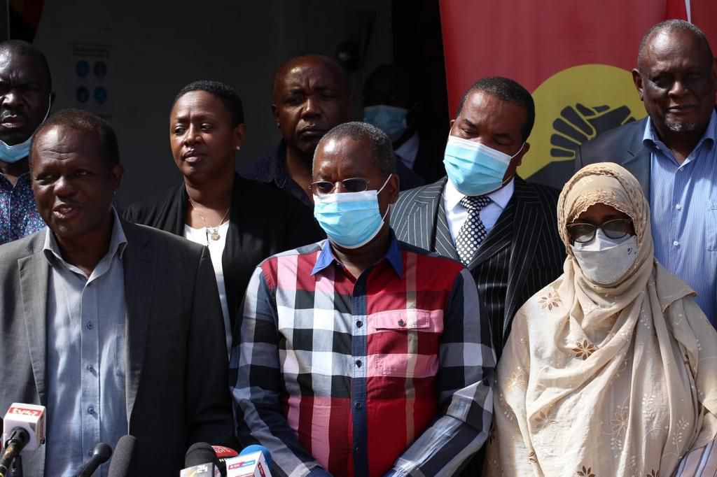 Jubilee Party National Management Committee at the party's headquarters in Pangani, Nairobi County on November 1, 2021