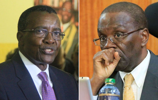 Former Chief Justices David Maraga and Dr Willy Mutunga