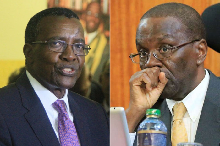 Former Chief Justices David Maraga and Dr Willy Mutunga