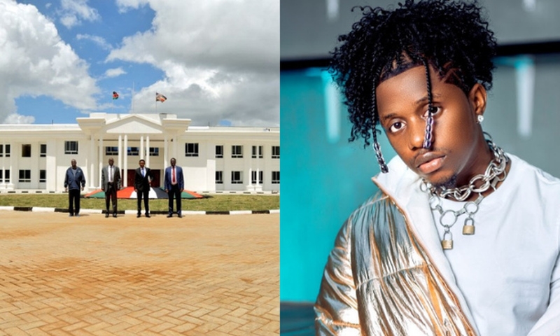 Rayvanny visits Alfred Mutua’s state House after Landing in Kenya