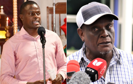 Kiharu MP Ndindi Nyoro and Jubilee party vice chairman David Murathe