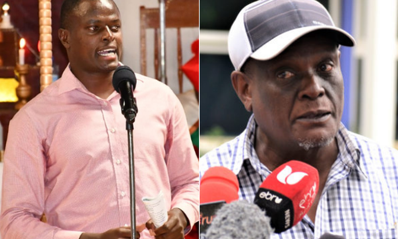 Kiharu MP Ndindi Nyoro and Jubilee party vice chairman David Murathe
