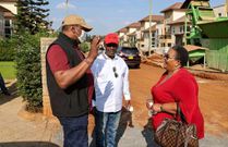 President Uhuru Kenyatta, William Kabogo at Iguta Paradise Homes in Runda