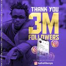 Bahati hits 3 million followers on Instagram