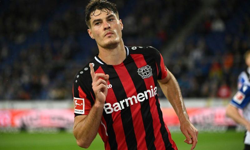 Patrik Schick of Bayer Leverkusen and the Czech Republic is on hot form