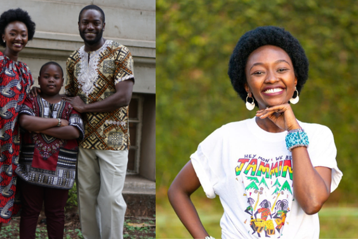 Actor  Melvin Alusa and actress Nyawara Ndambia