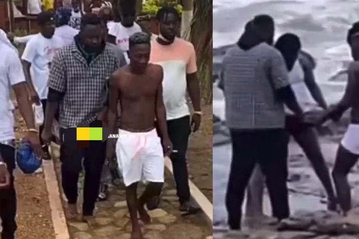 Shatta Wale and Medikal go for 'sea bath ritual' after release from  prison (WATCH)